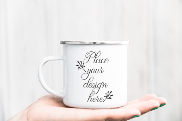 Download Enamel Tin Psd Mug Mockup Hand Holding - Psd mug mockup Collection